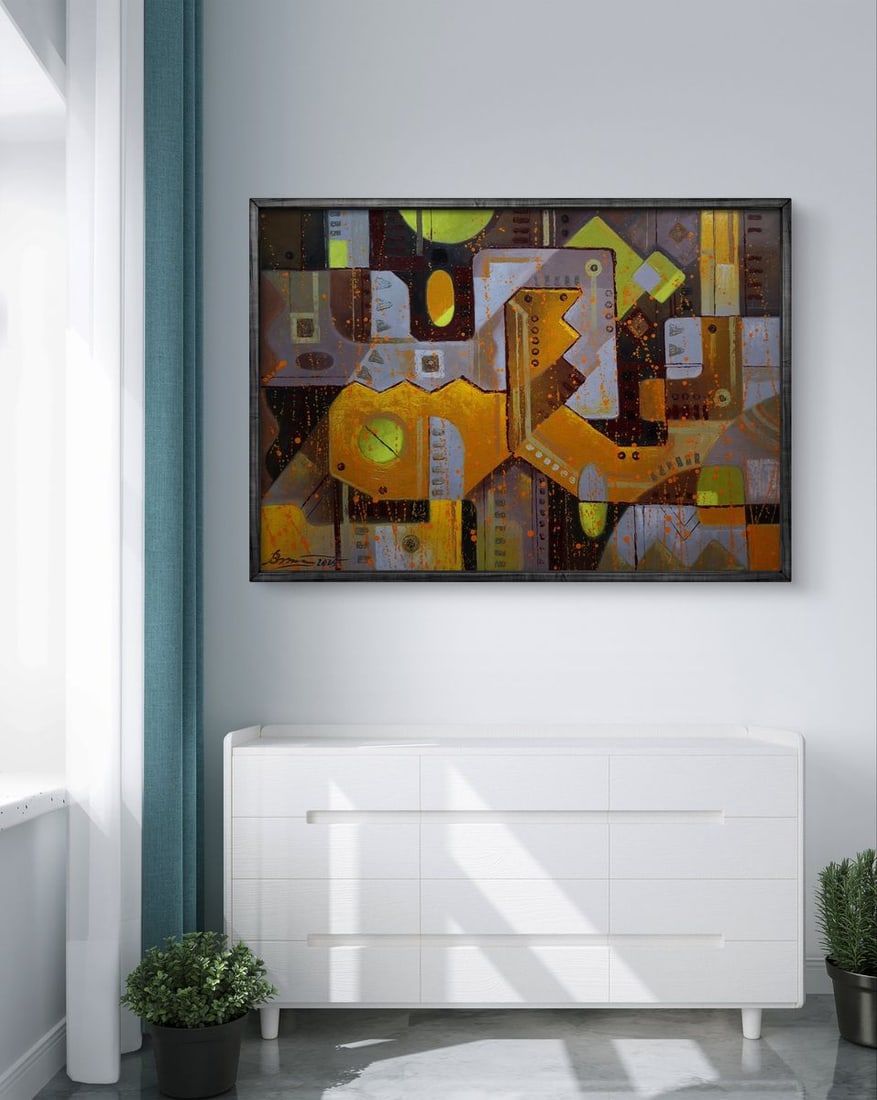 Oil painting Industrial era Sergey Voichenko - 3