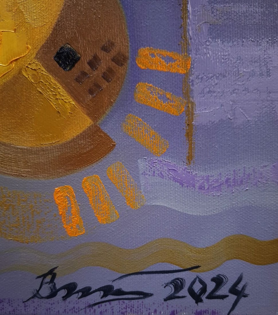 Oil painting Light lines Sergey Voichenko - 8