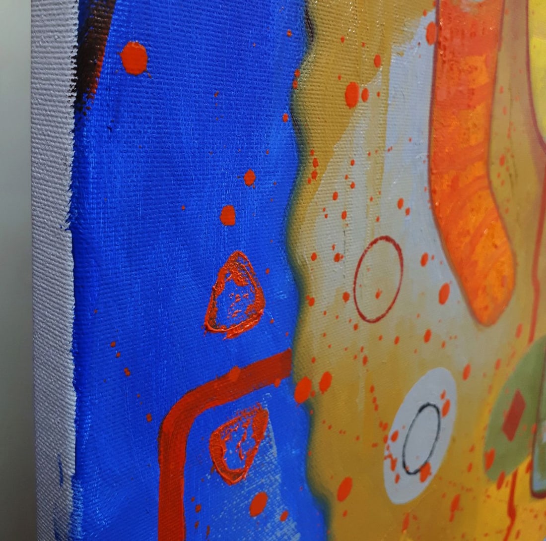 Oil painting Leaves the bar Sergey Voichenko - 9