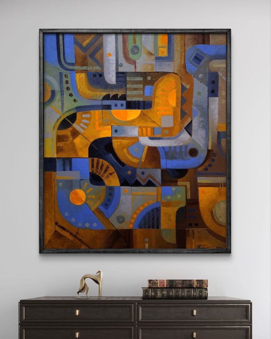 Oil painting October sunshine Sergey Voichenko - 2