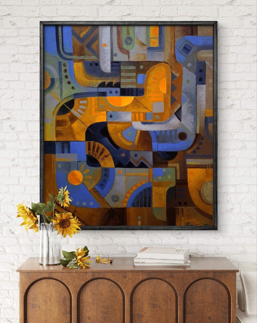 Oil painting October sunshine Sergey Voichenko - 3