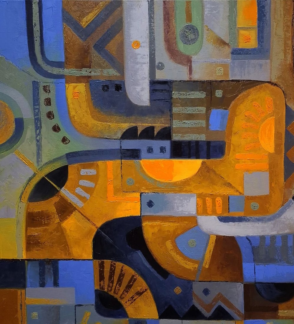 Oil painting October sunshine Sergey Voichenko - 8