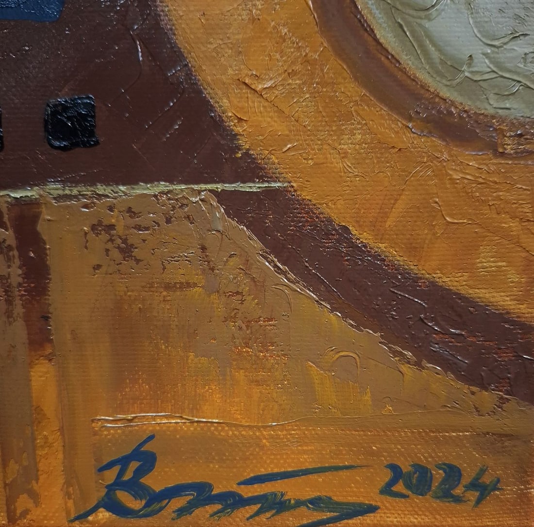 Oil painting October sunshine Sergey Voichenko - 9