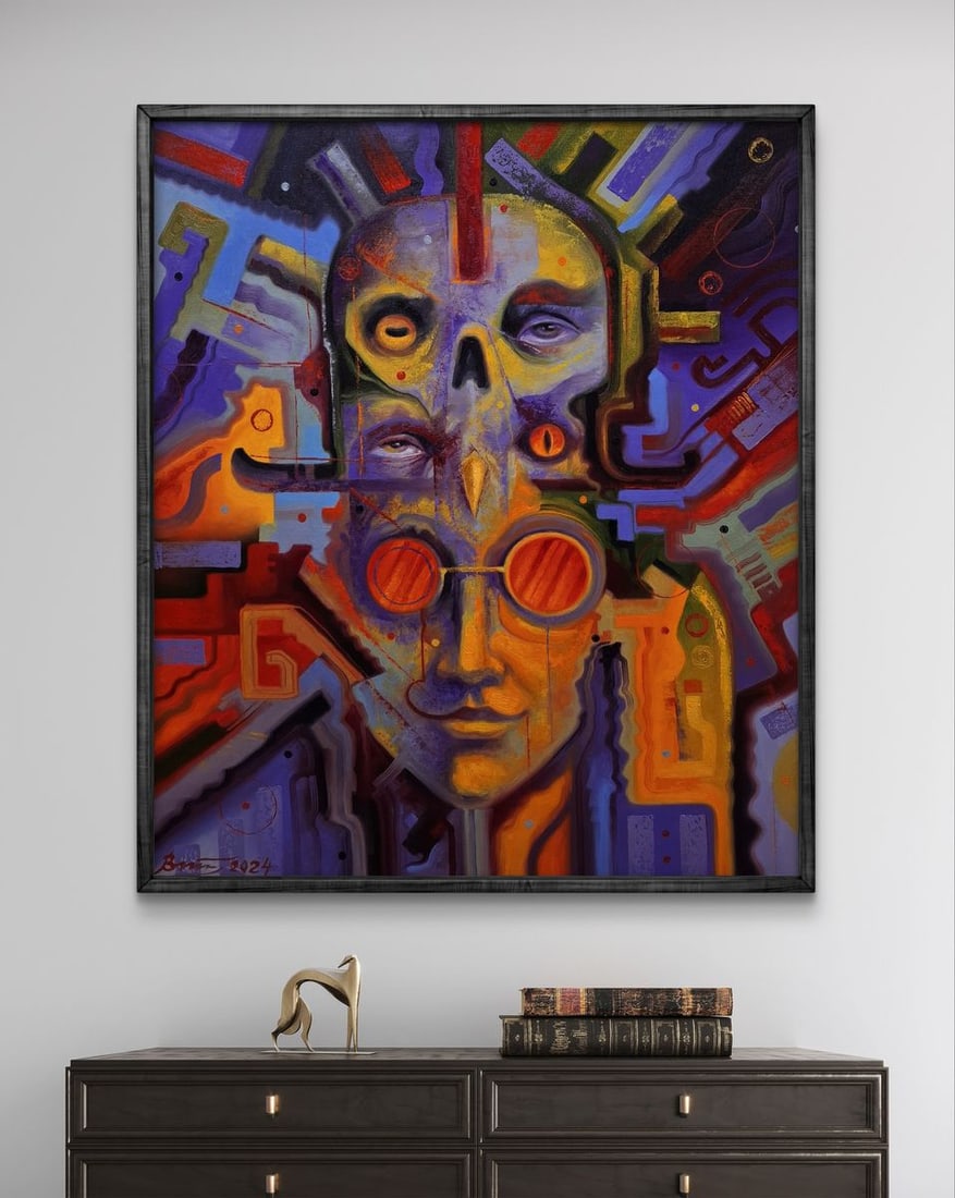 Oil painting Periscope of consciousness Sergey Voichenko - 2