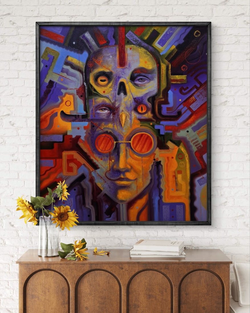 Oil painting Periscope of consciousness Sergey Voichenko - 3