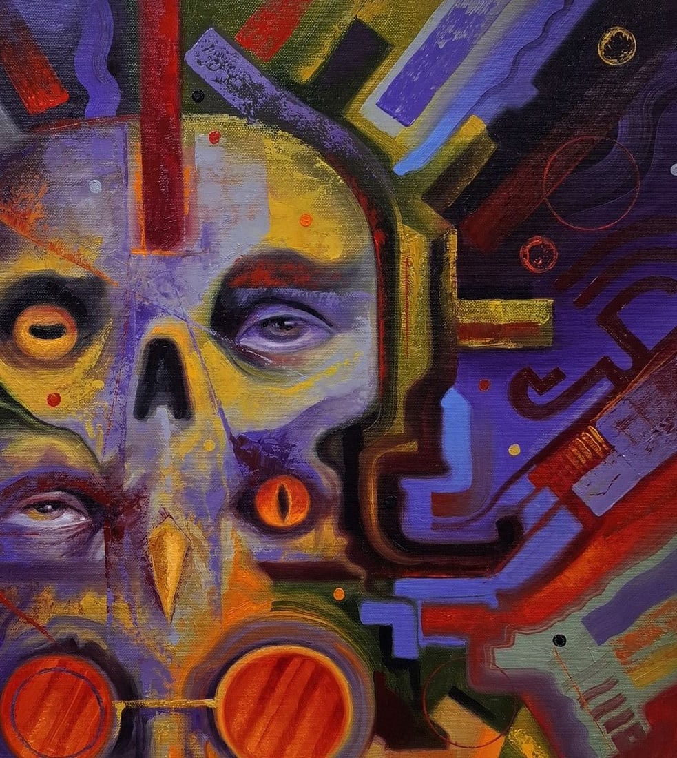 Oil painting Periscope of consciousness Sergey Voichenko - 5