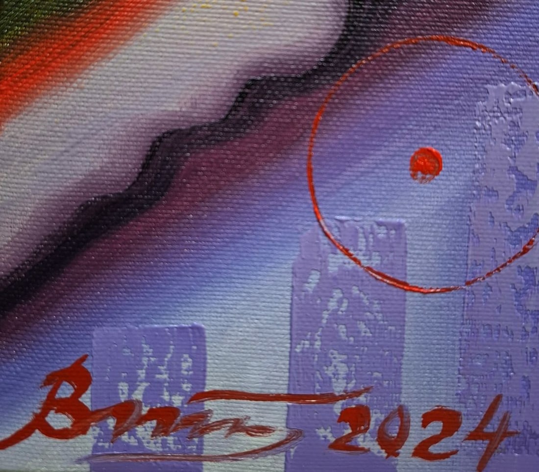 Oil painting Periscope of consciousness Sergey Voichenko - 8