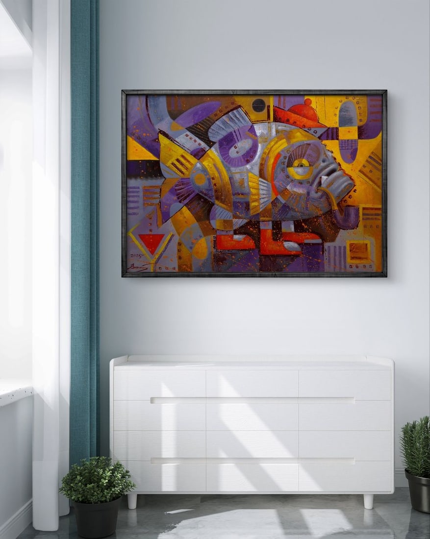 Oil painting Fish Promenade Sergey Voichenko - 2