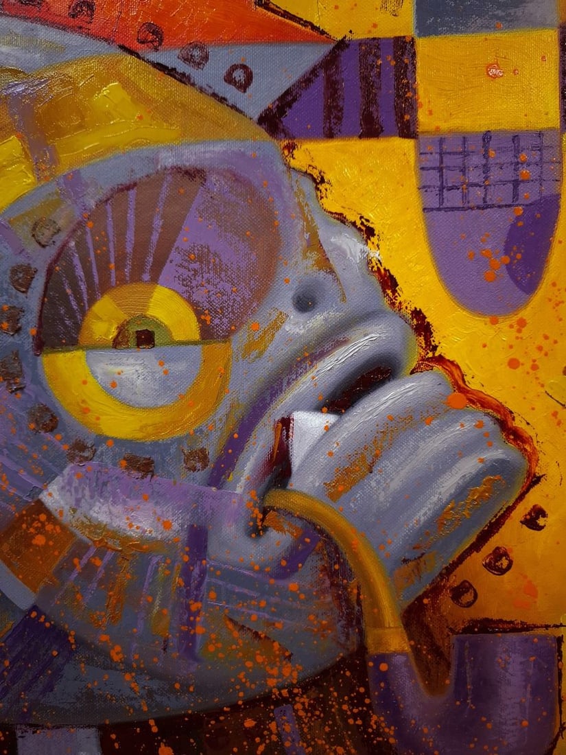 Oil painting Fish Promenade Sergey Voichenko - 7