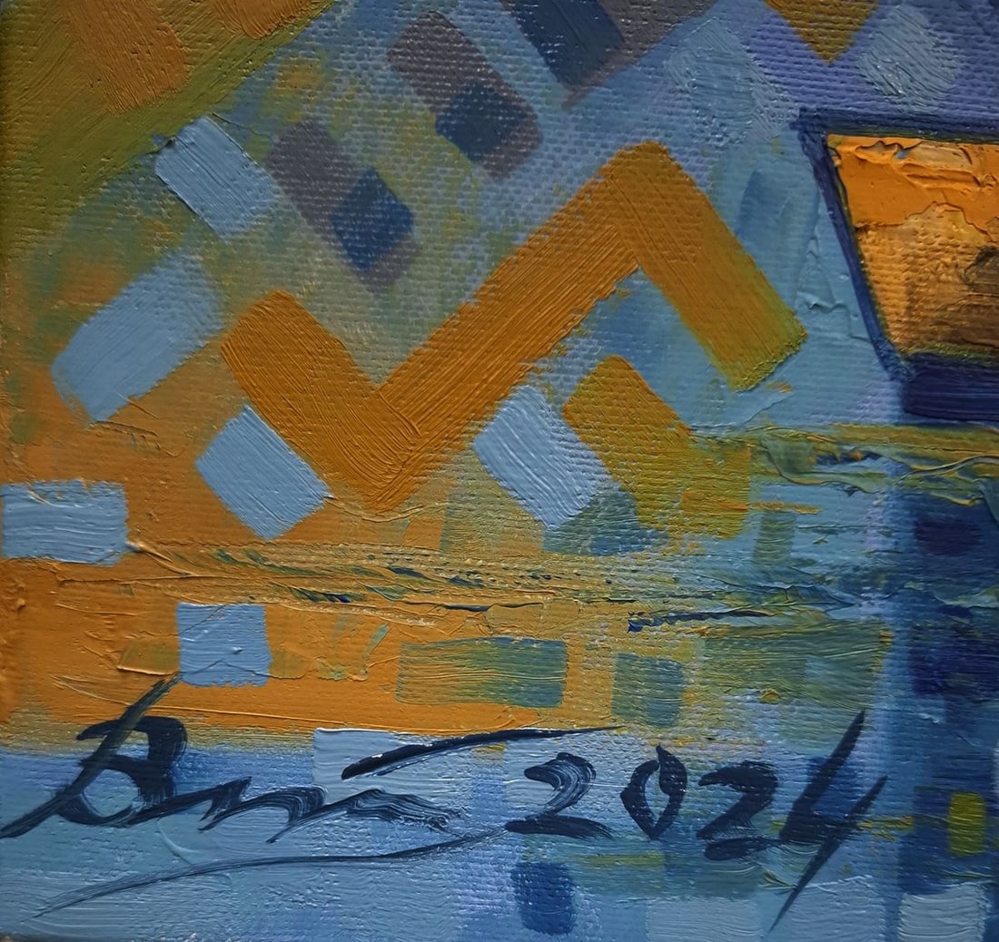 Oil painting Sailboats on a sunny day Sergey Voichenko - 9