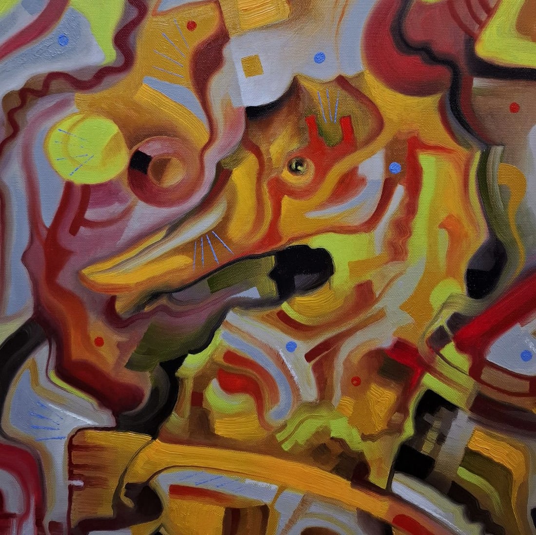 Oil painting Sea horse game Sergey Voichenko - 5