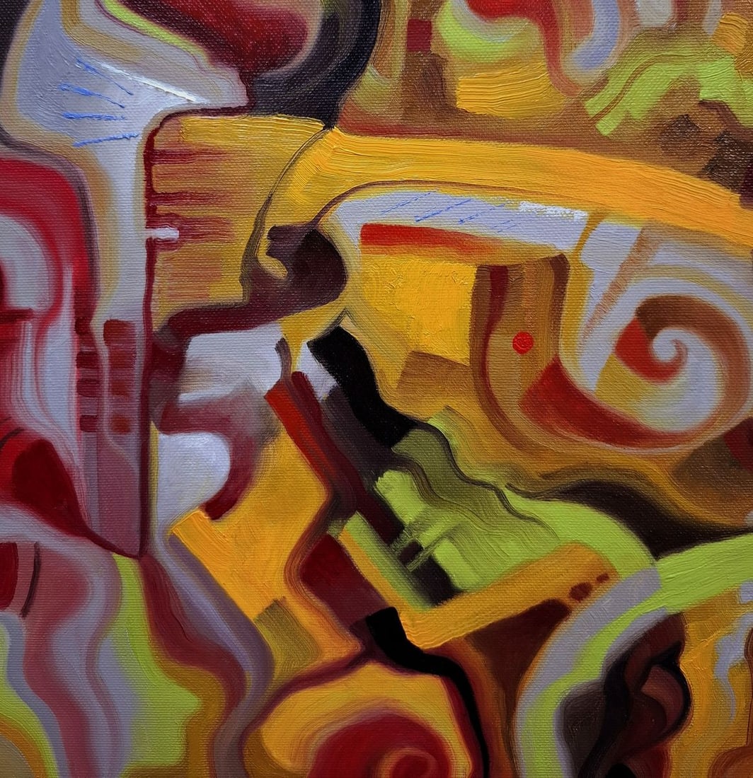 Oil painting Sea horse game Sergey Voichenko - 6