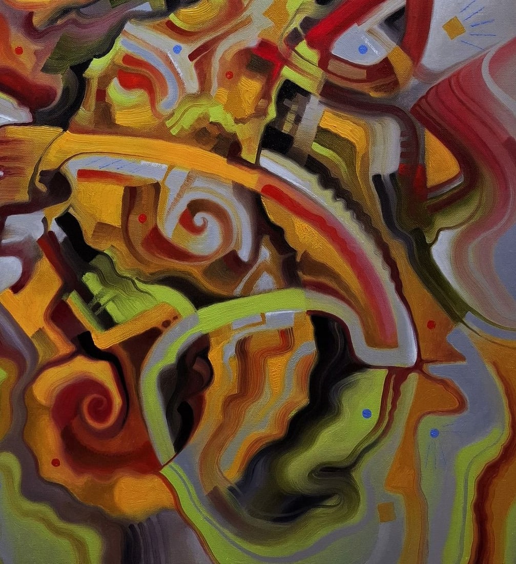 Oil painting Sea horse game Sergey Voichenko - 7