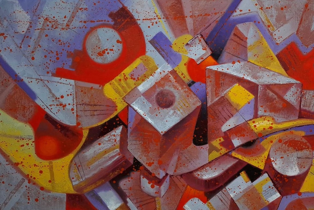 Oil painting Smoking pipe Sergey Voichenko - 4