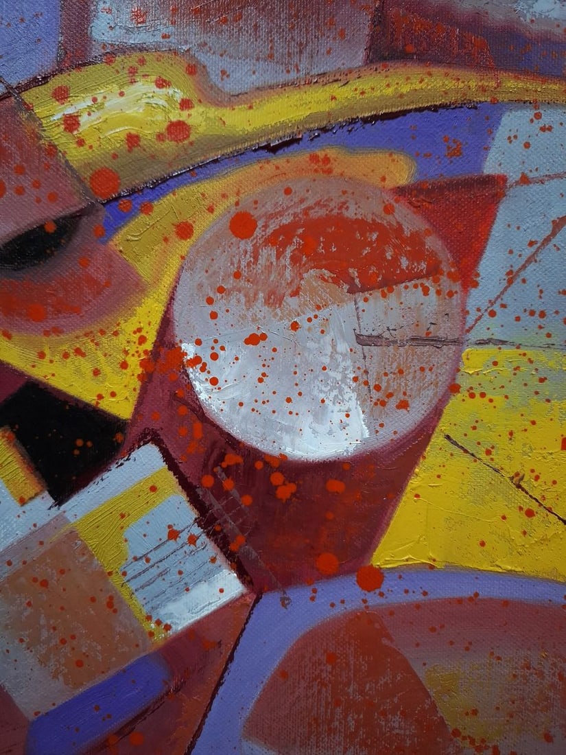 Oil painting Smoking pipe Sergey Voichenko - 7