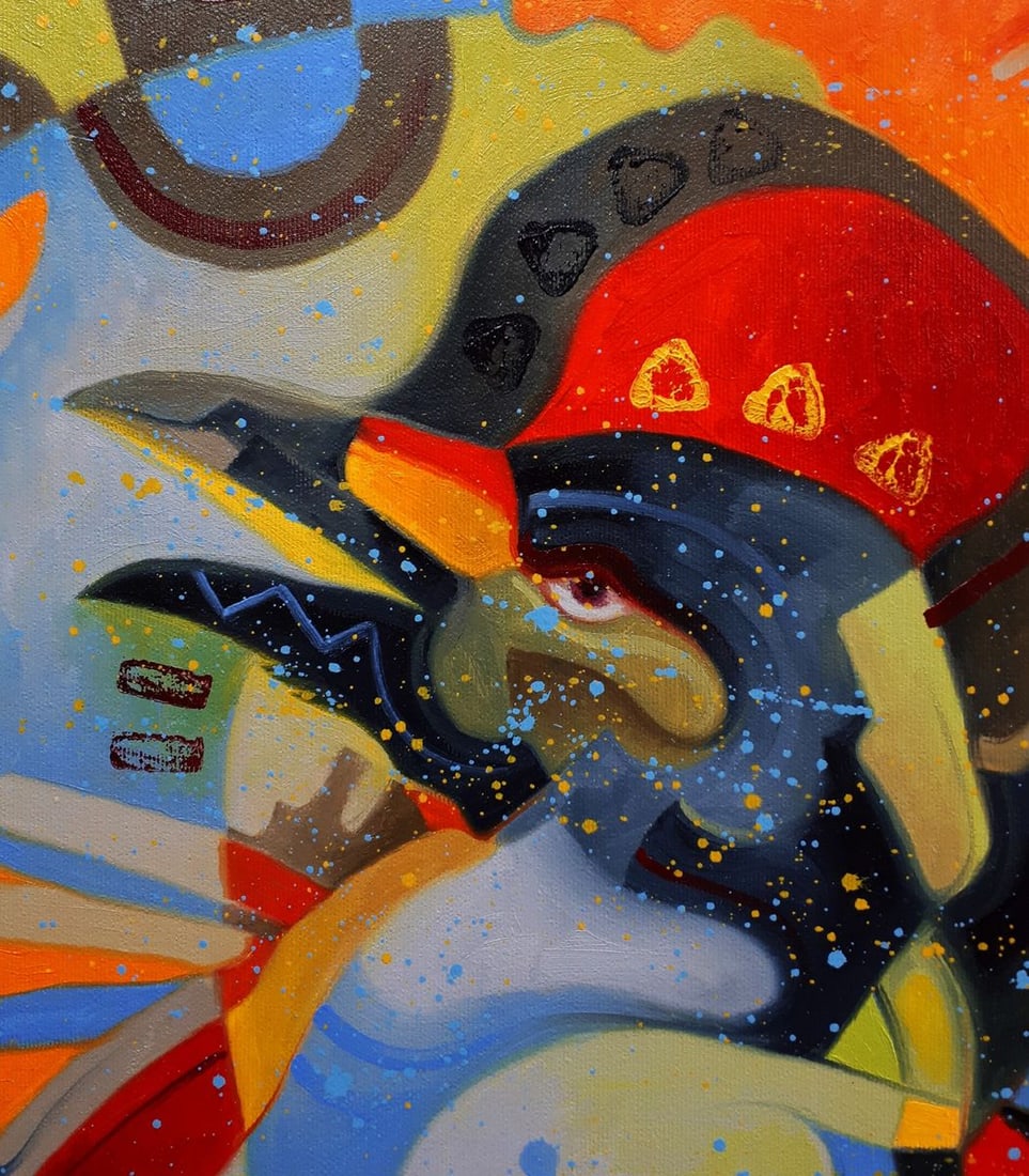 Oil painting South side bird Sergey Voichenko - 8