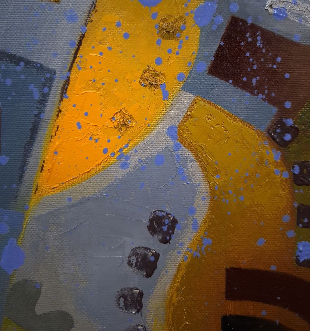 Oil painting Stained glass autumn Sergey Voichenko - 7