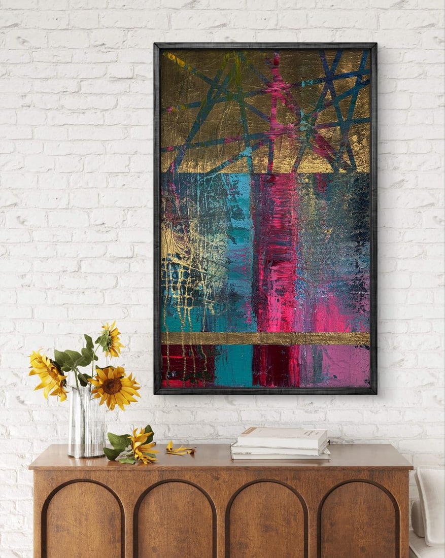 Acrylic painting Intersection of destinies Olga Melezhik - 3