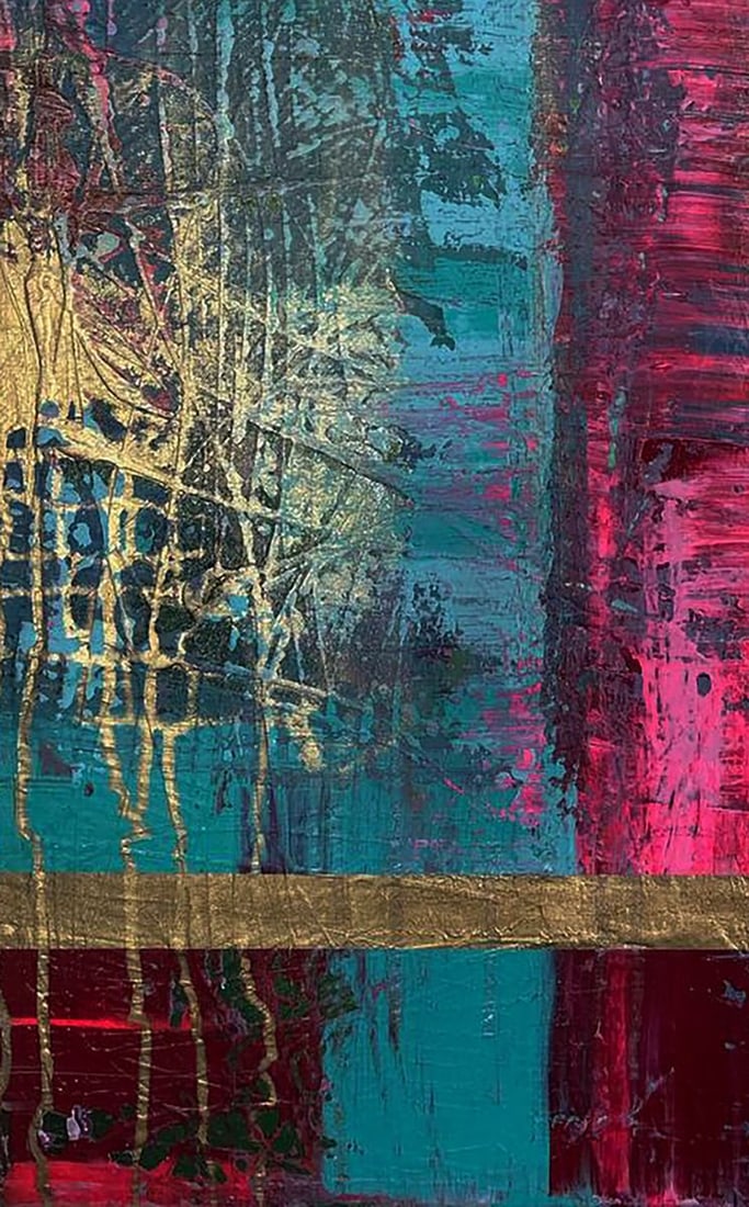 Acrylic painting Intersection of destinies Olga Melezhik - 5