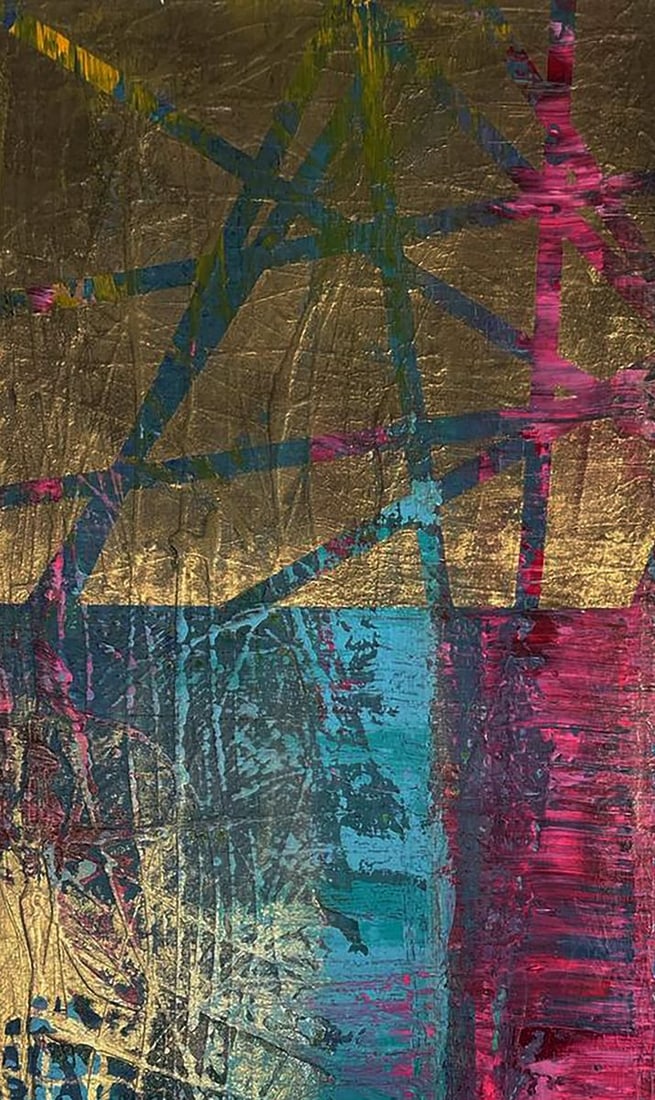 Acrylic painting Intersection of destinies Olga Melezhik - 6