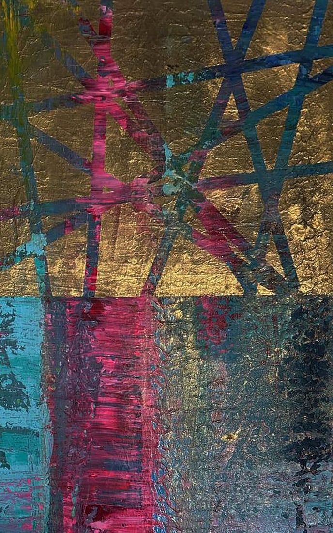 Acrylic painting Intersection of destinies Olga Melezhik - 7