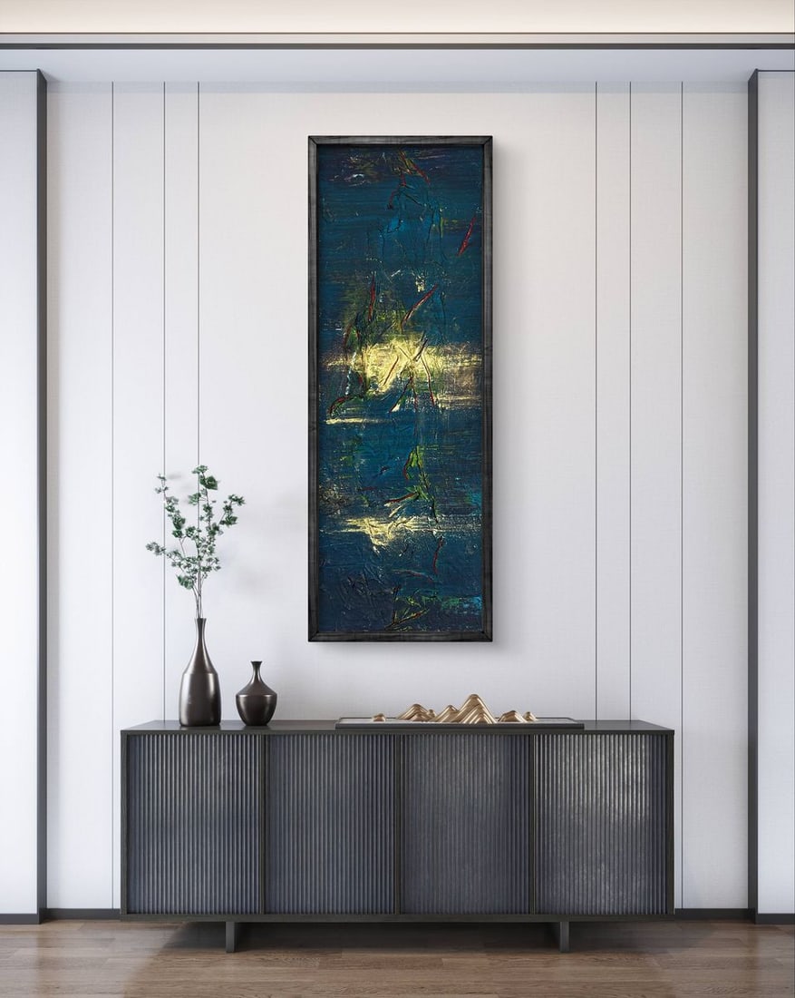 Acrylic painting Night adventure Olga Melezhik - 2