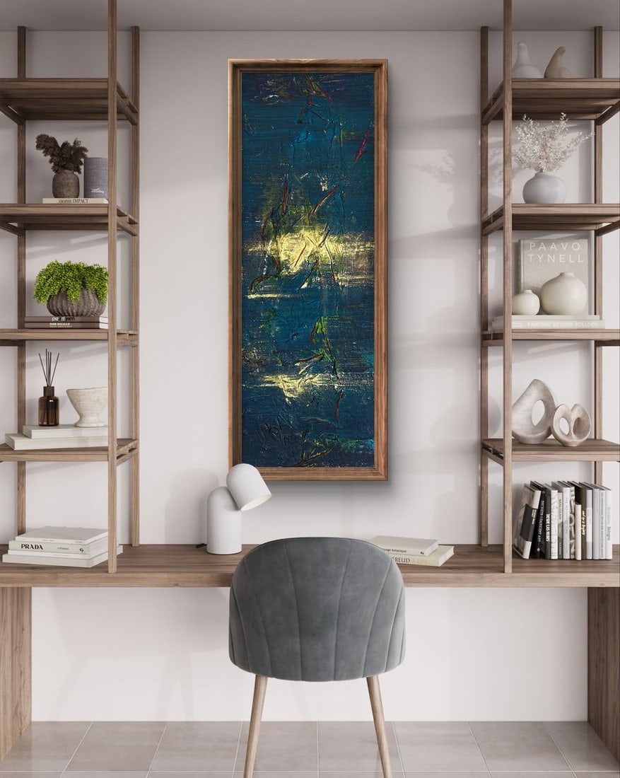 Acrylic painting Night adventure Olga Melezhik - 3