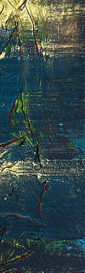 Acrylic painting Night adventure Olga Melezhik - 4