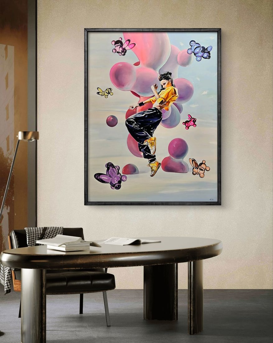 Oil painting Tiktok girl dancing Igor Konovalov - 3