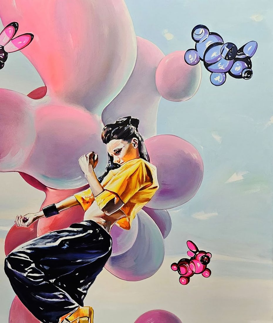 Oil painting Tiktok girl dancing Igor Konovalov - 5