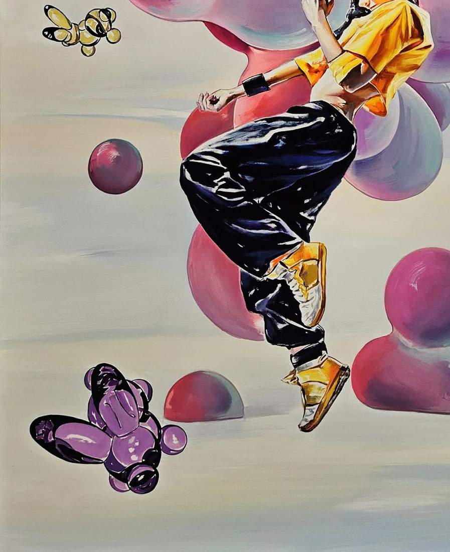 Oil painting Tiktok girl dancing Igor Konovalov - 6