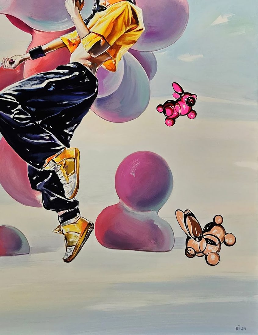 Oil painting Tiktok girl dancing Igor Konovalov - 7