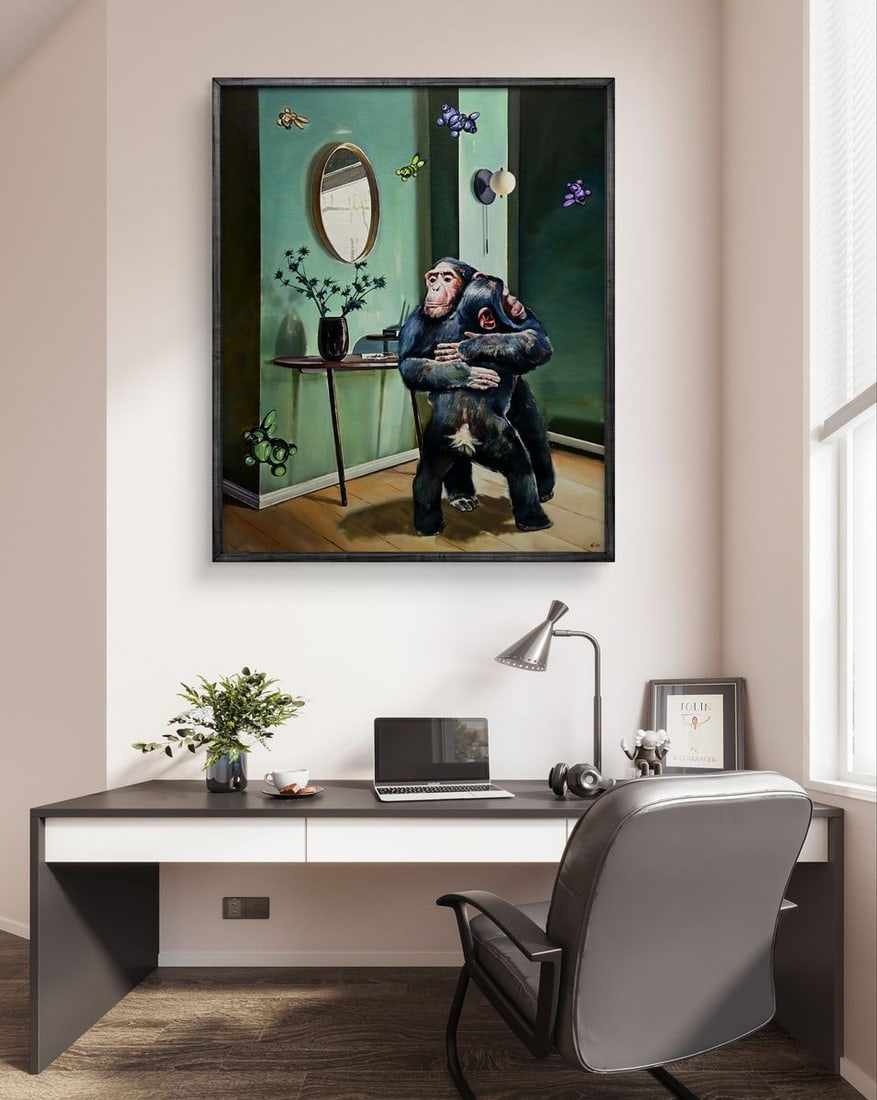 Oil painting Family housewarming Igor Konovalov - 3