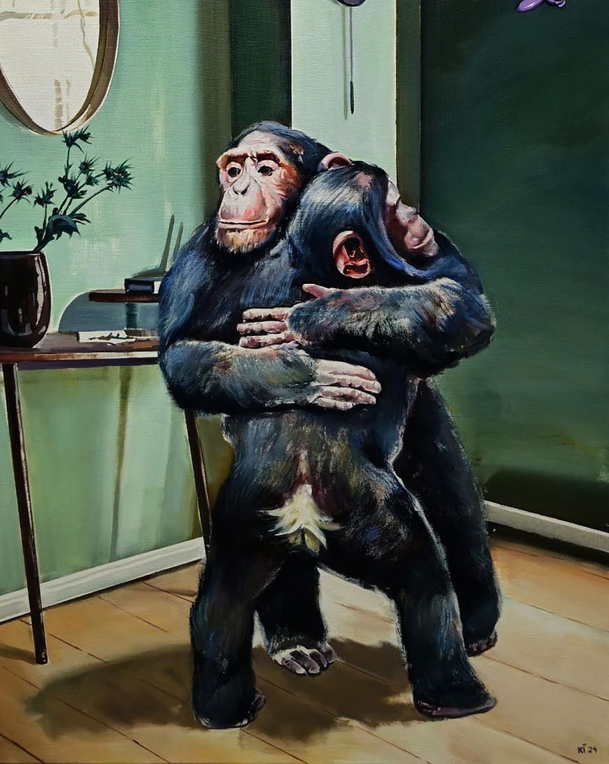 Oil painting Family housewarming Igor Konovalov - 7