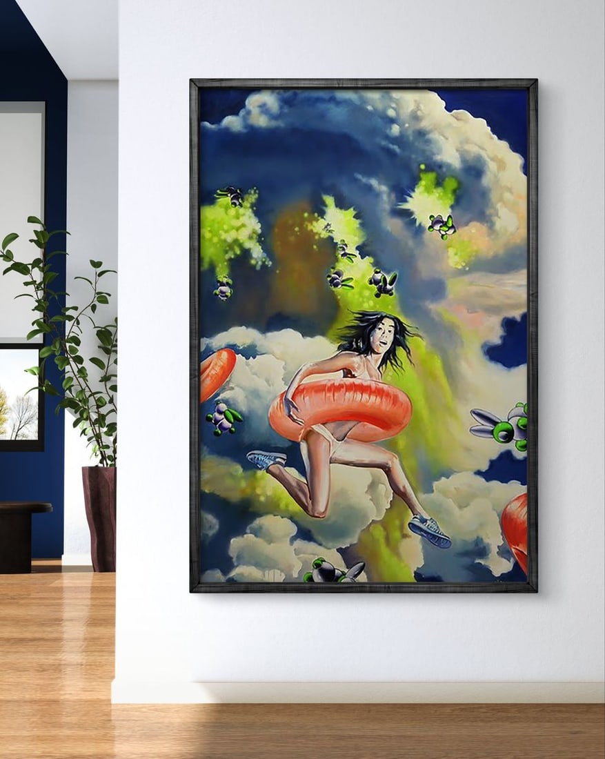 Oil painting Running from a thunderstorm Igor Konovalov - 2