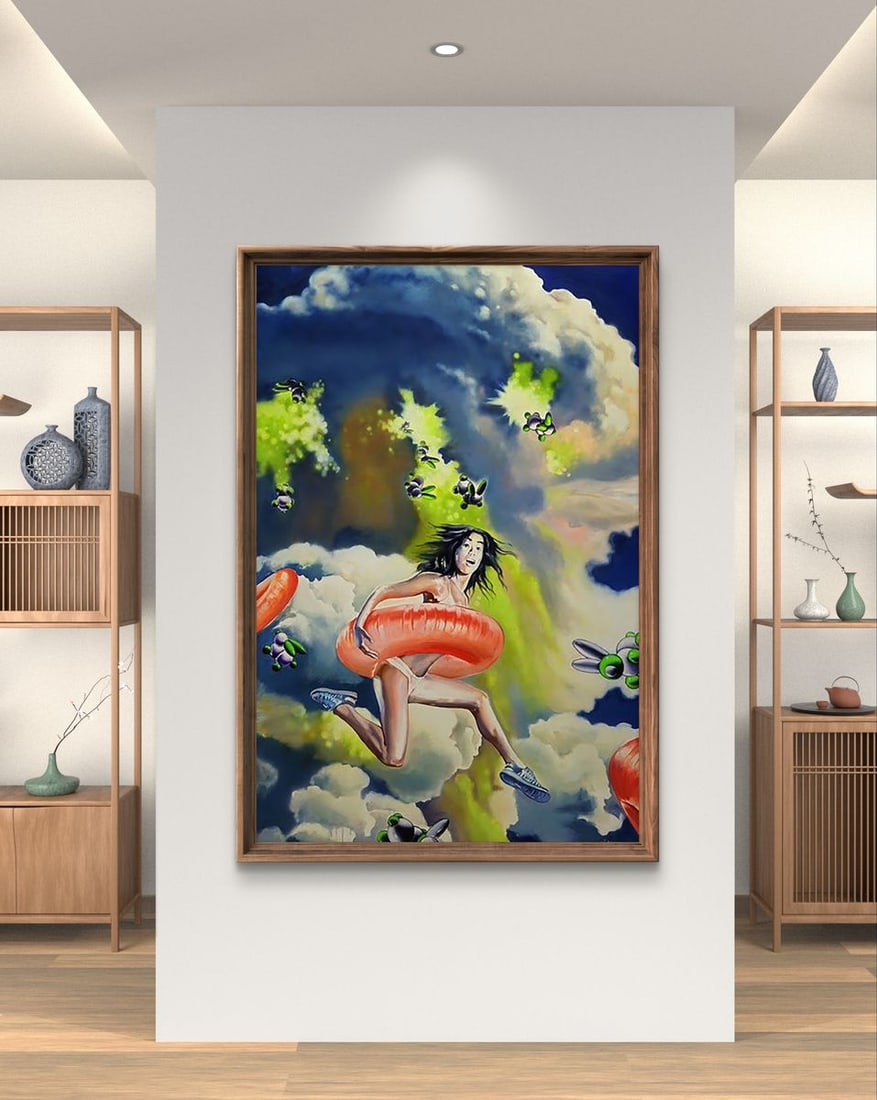 Oil painting Running from a thunderstorm Igor Konovalov - 3