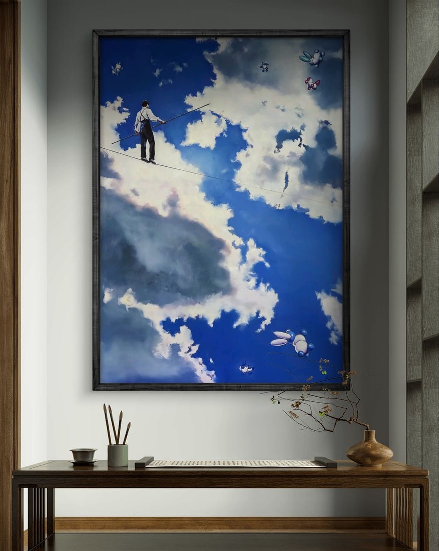 Oil painting Equilibrium equation Igor Konovalov - 3