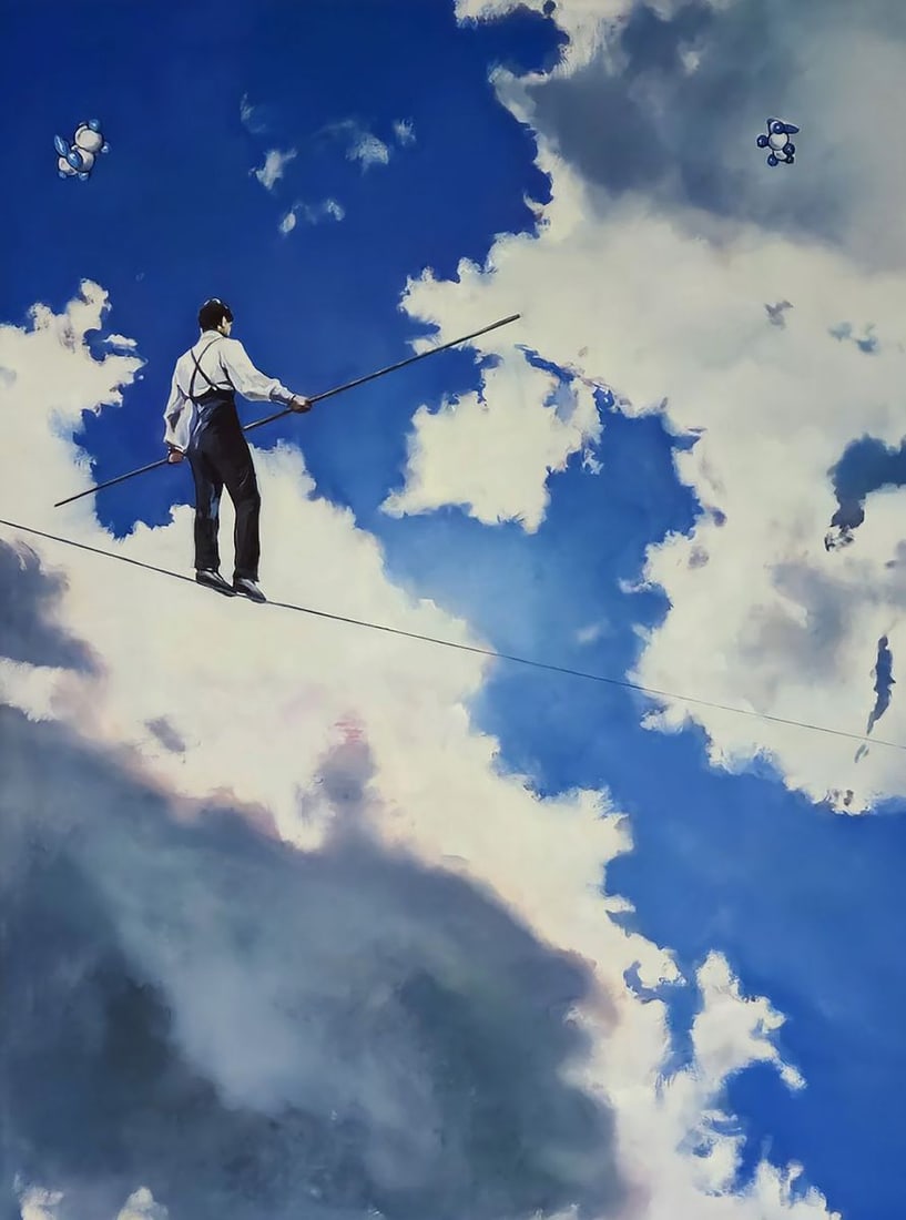 Oil painting Equilibrium equation Igor Konovalov - 4