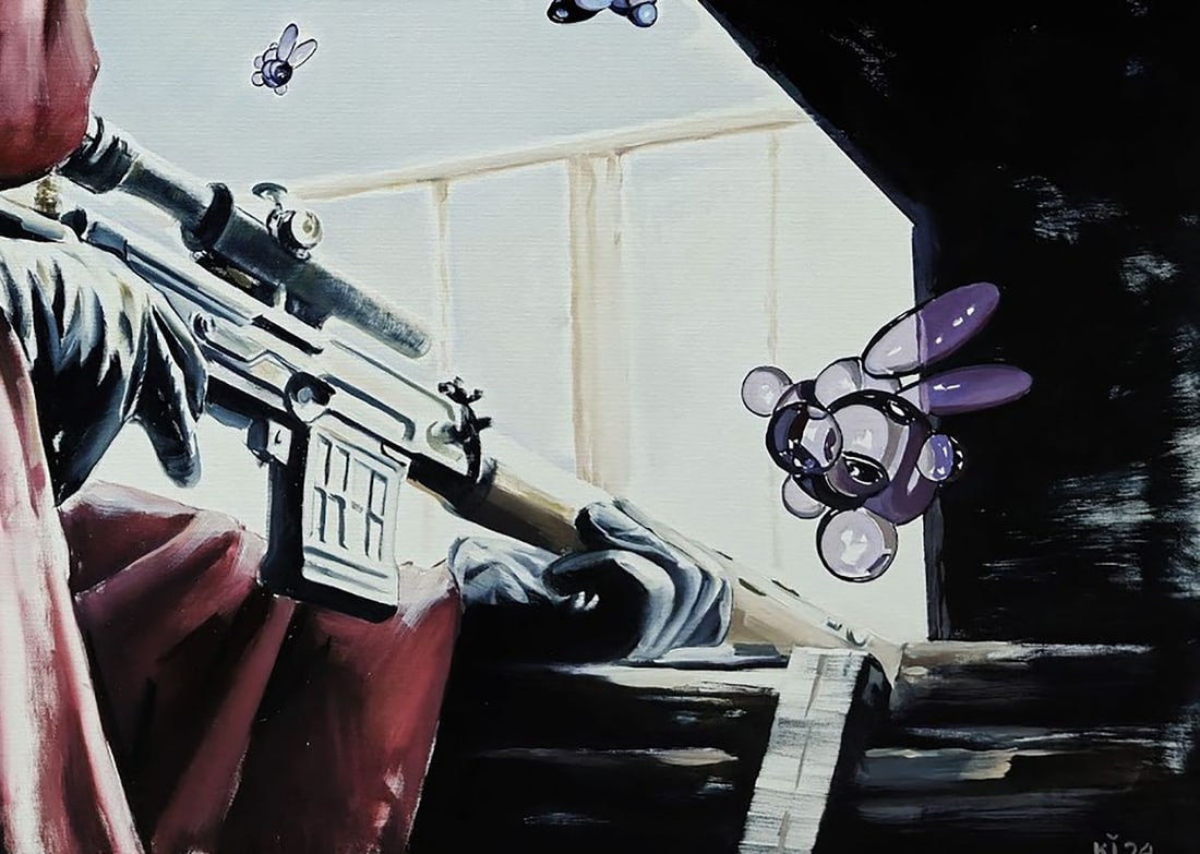 Oil painting Approaching danger Igor Konovalov - 7