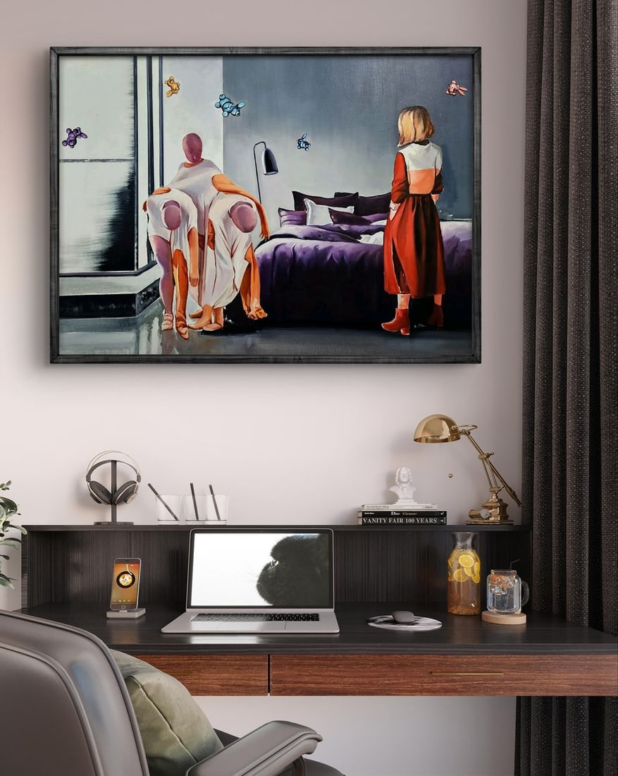 Oil painting The hostess came home Igor Konovalov - 2