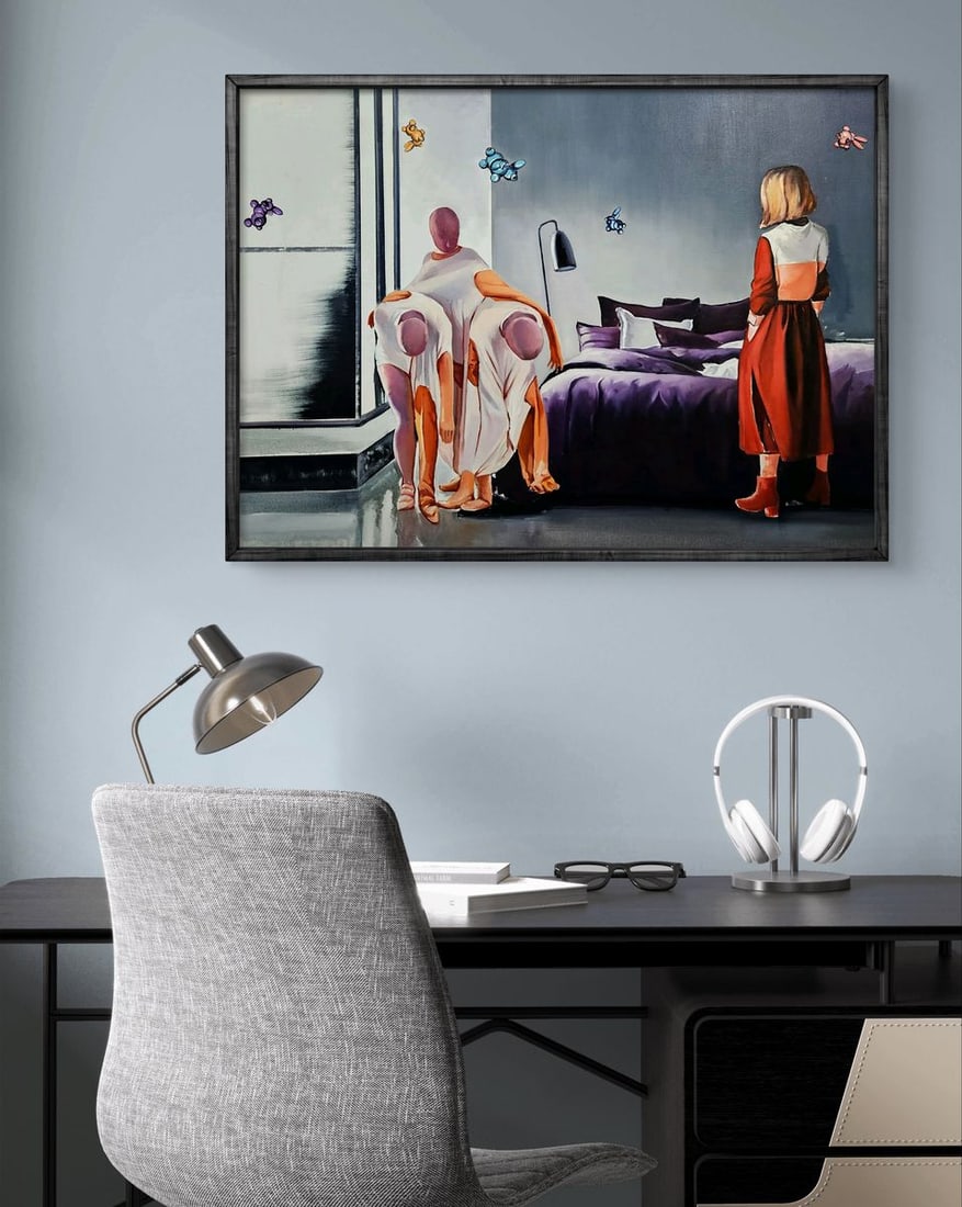 Oil painting The hostess came home Igor Konovalov - 3