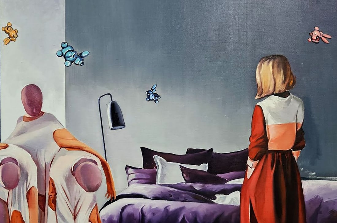 Oil painting The hostess came home Igor Konovalov - 5