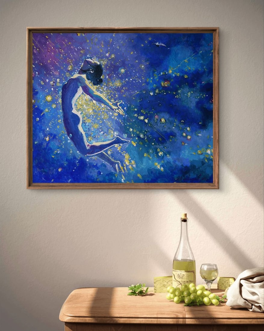 Acrylic painting Flight to the dream Anatoly Varvarov - 3