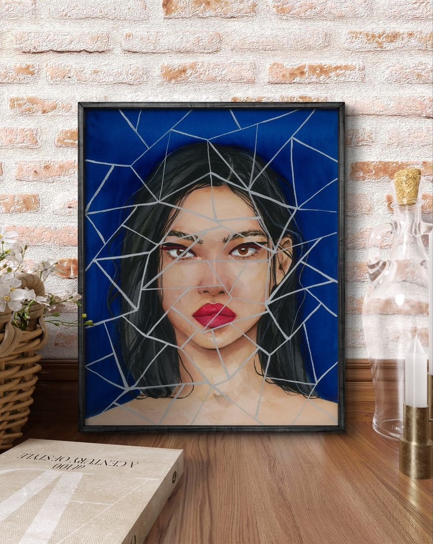 Watercolor painting Mosaic Victoria Kagalovska - 2