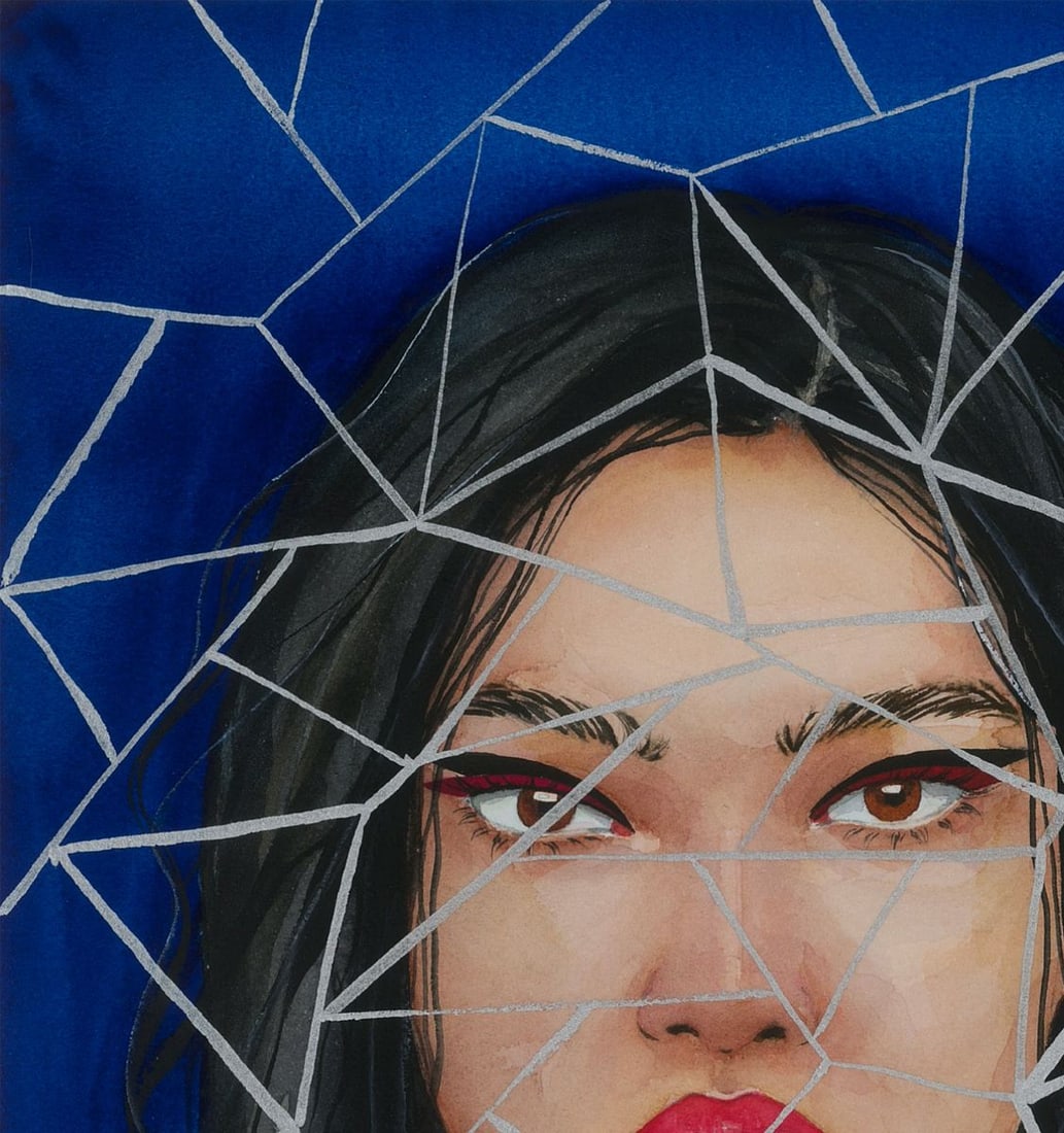 Watercolor painting Mosaic Victoria Kagalovska - 4