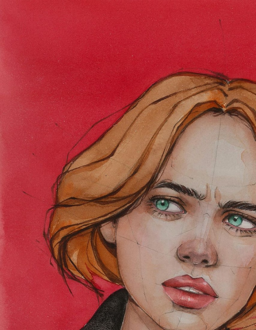 Watercolor painting Mistrust Victoria Kagalovska - 4