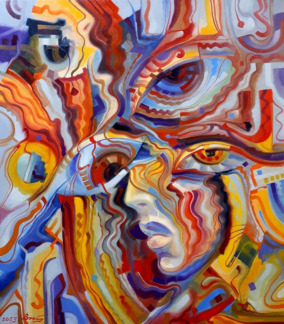 Oil painting Psychedelic Sergey Voichenko (1 of 7)