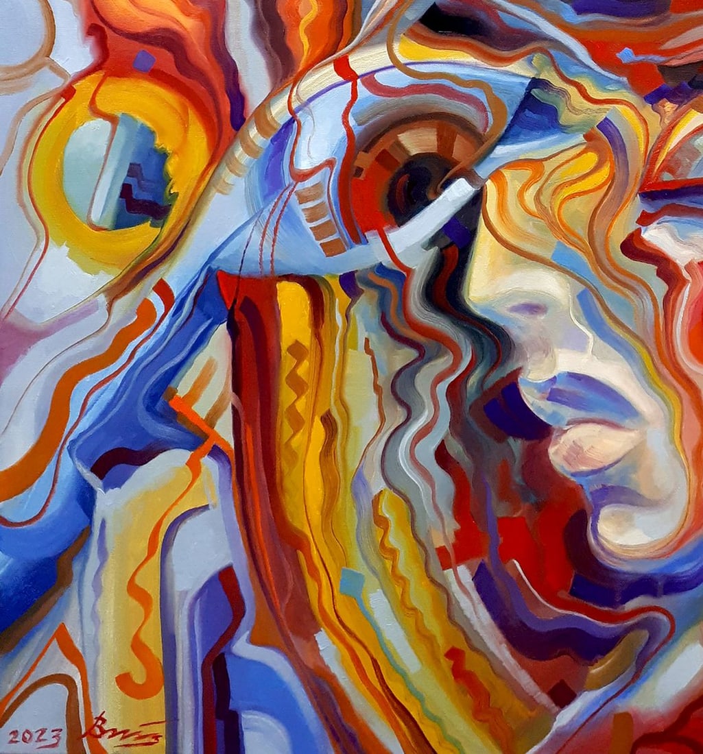 Oil painting Psychedelic Sergey Voichenko - 6