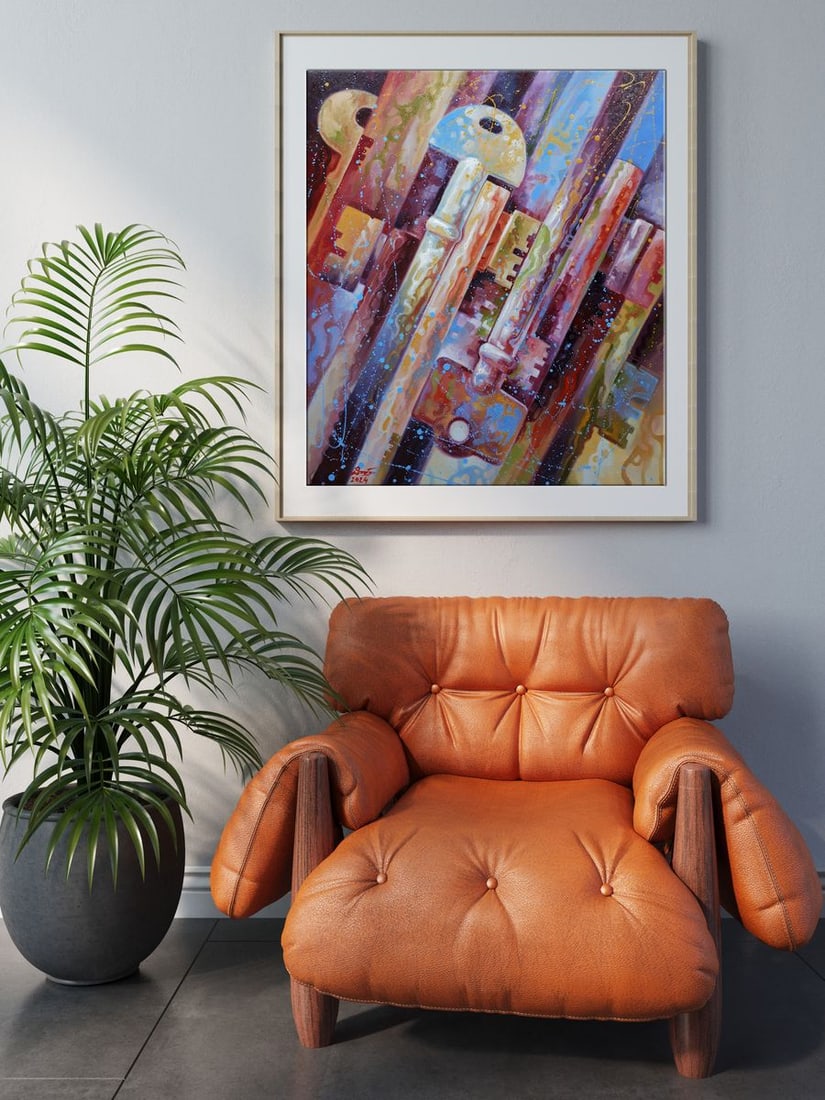 Oil painting The keys Sergey Voichenko - 2