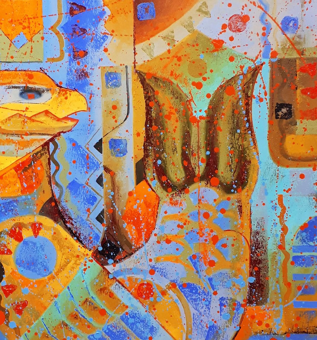 Oil painting Fish de Bird Sergey Voichenko - 5